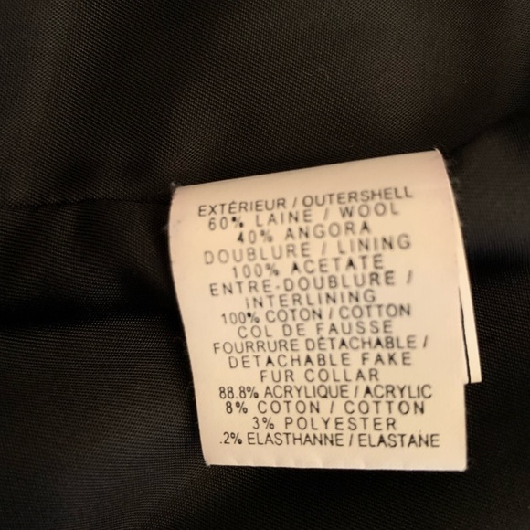 Wool Double Breasted Pea Coat - Picture 4 of 4